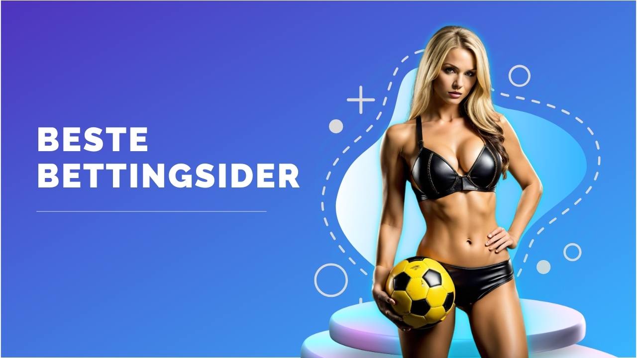 Illustrasjon av en vakker kvinne som holder en fotball - Beste Bettingssider med spennende oddsbonus